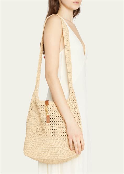 ysl raffia hobo bag|hobo ysl shoulder bag.